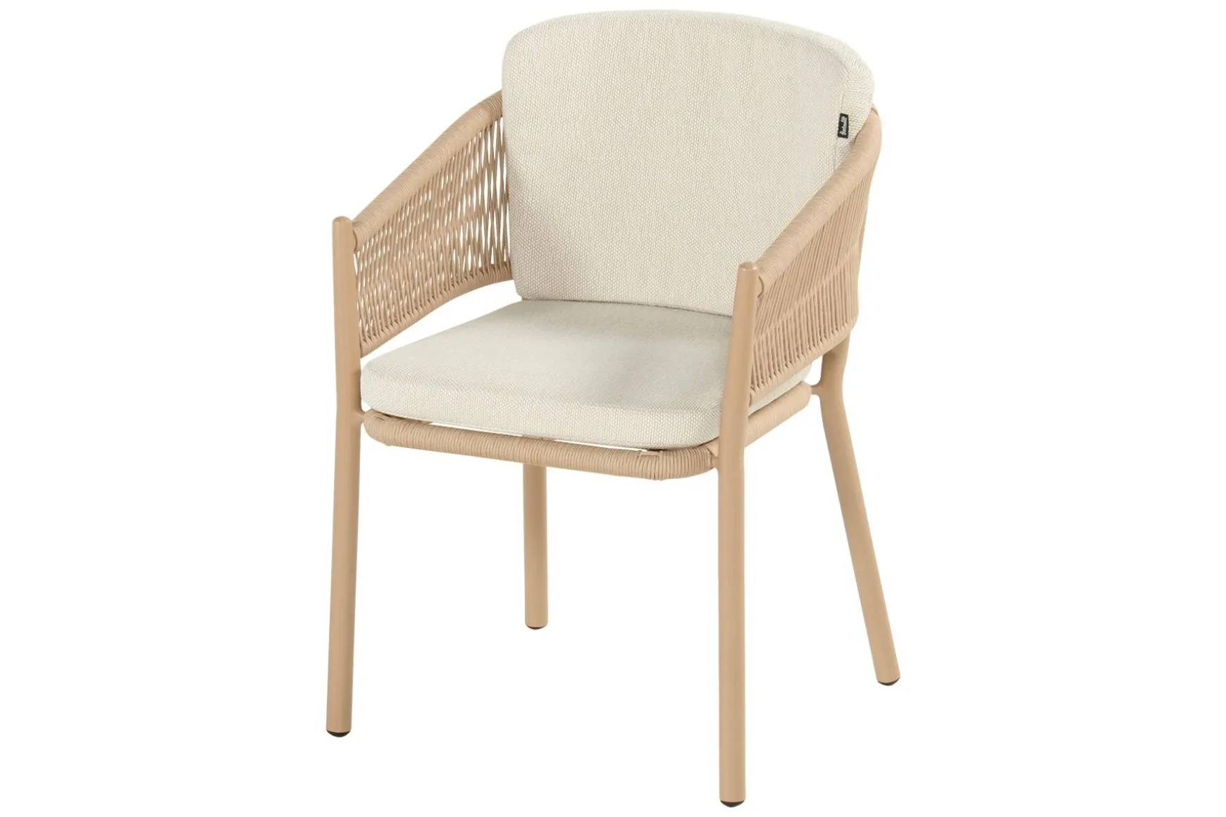 Hartman Altea/Valencia ovale tuinset voor 6 personen 220x100 cm. - Cappuccino