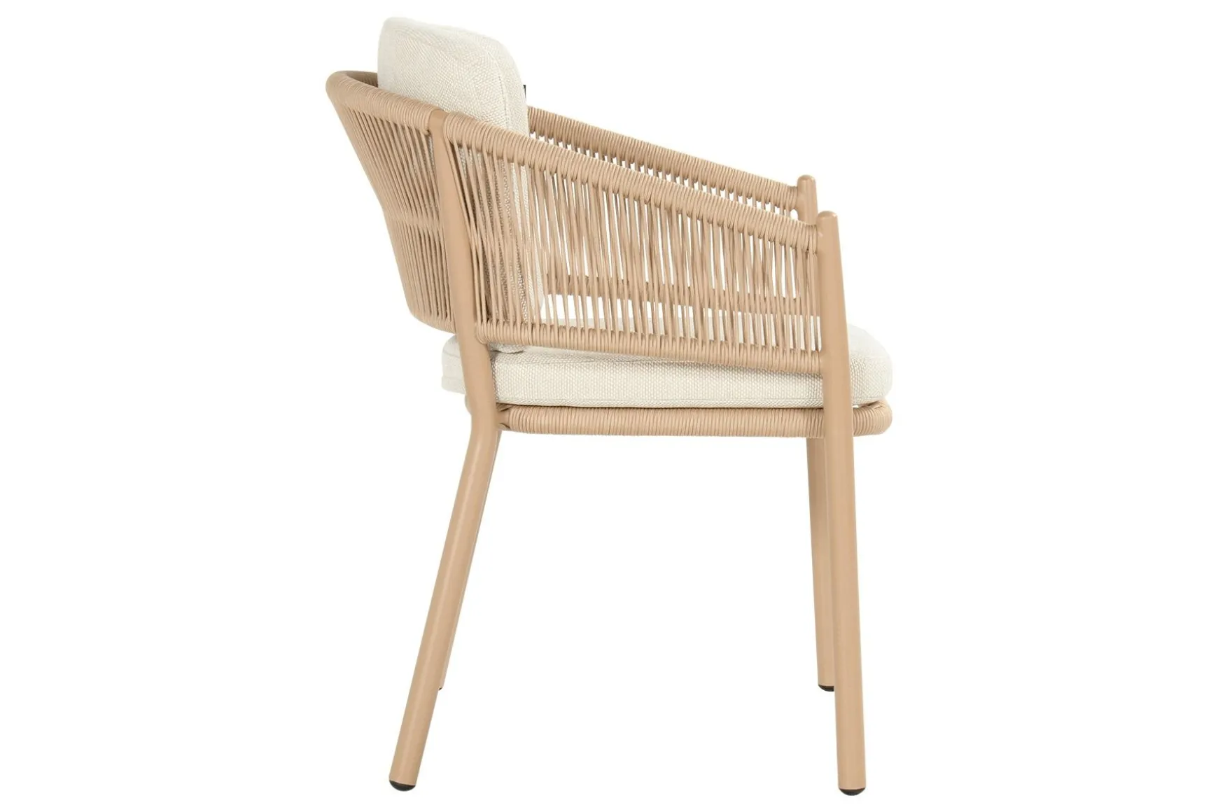 Hartman Altea/Valencia ovale tuinset voor 6 personen 220x100 cm. - Cappuccino