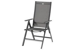 Hartman Aruba/Alma 4-persoons verstelbare tuinset 160x90 cm. - Antraciet