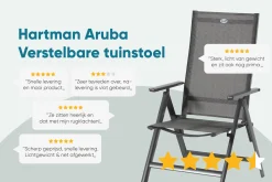 Hartman Aruba verstelbare tuinstoel