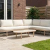 Hartman Bilbao ronde hoekbank - Cappuccino