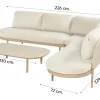 Hartman Bilbao ronde loungeset - Cappuccino