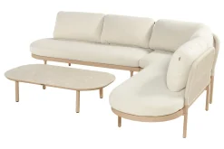 Hartman Bilbao ronde loungeset - Cappuccino