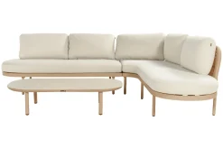 Hartman Bilbao ronde loungeset - Cappuccino