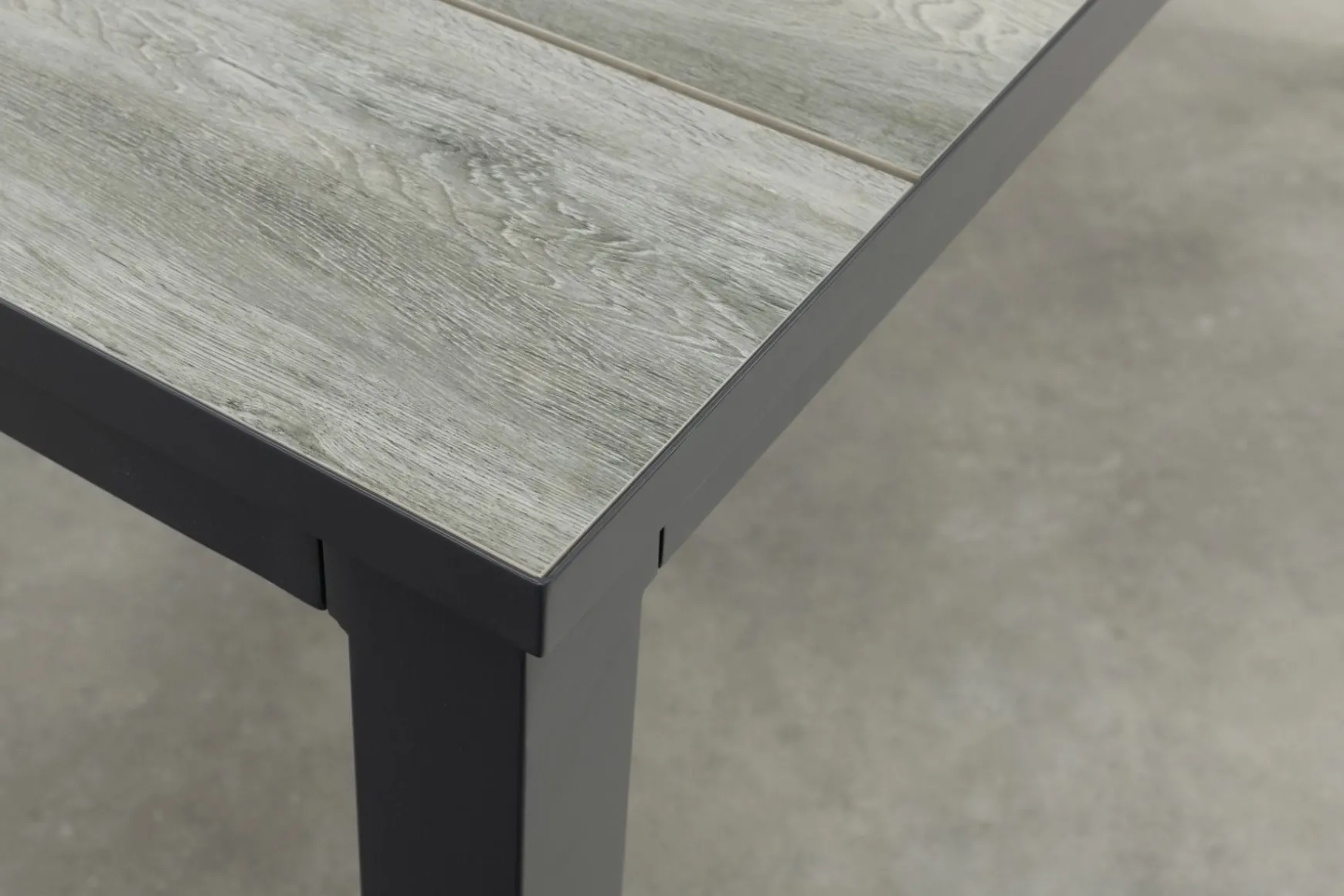 Hartman Comino dining tuintafel 163x105 cm. - Keramiek/Grijs