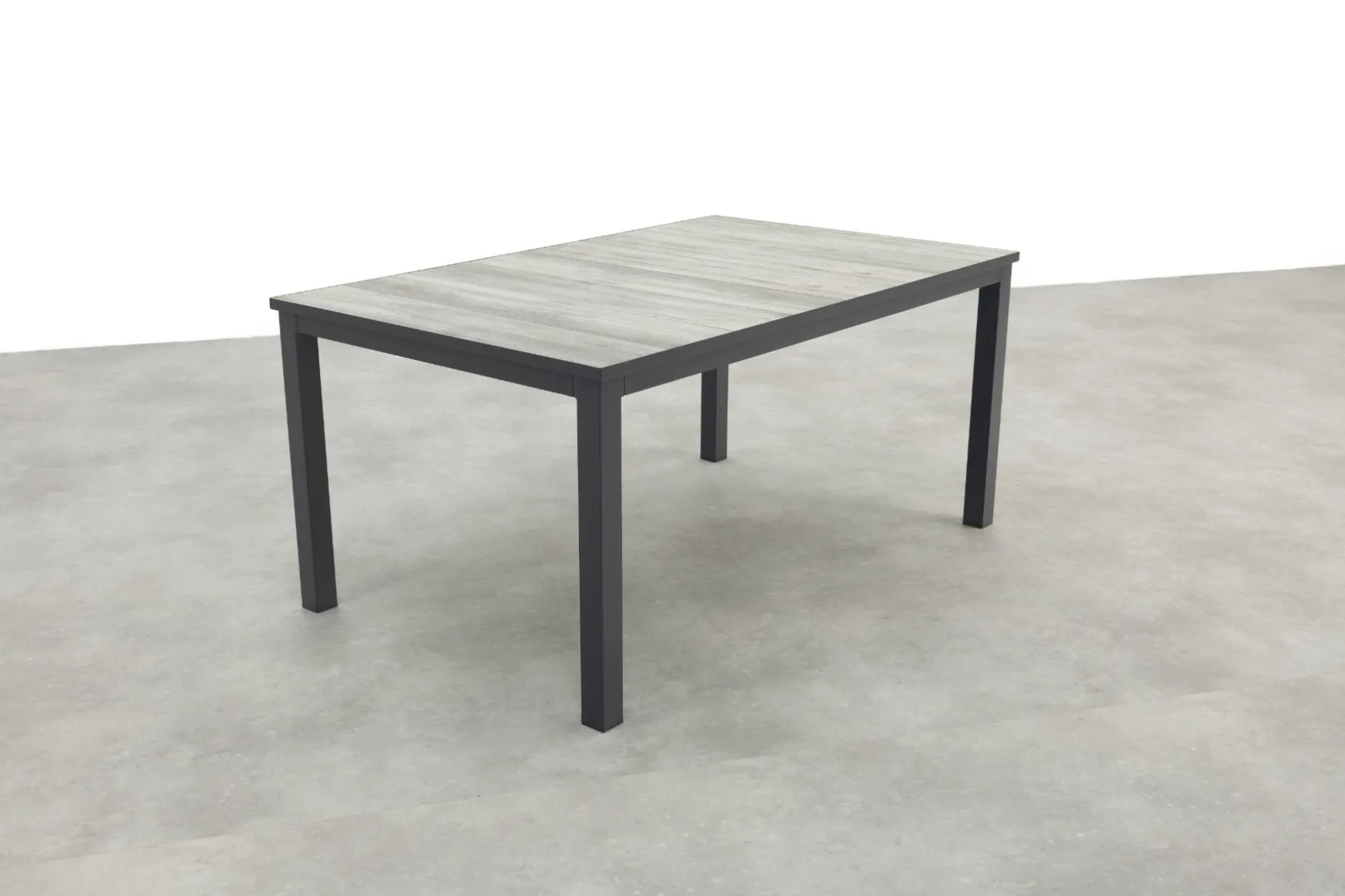 Hartman Comino dining tuintafel 163x105 cm. - Keramiek/Grijs