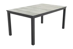 Hartman Comino dining tuintafel 163x105 cm. - Keramiek/Grijs