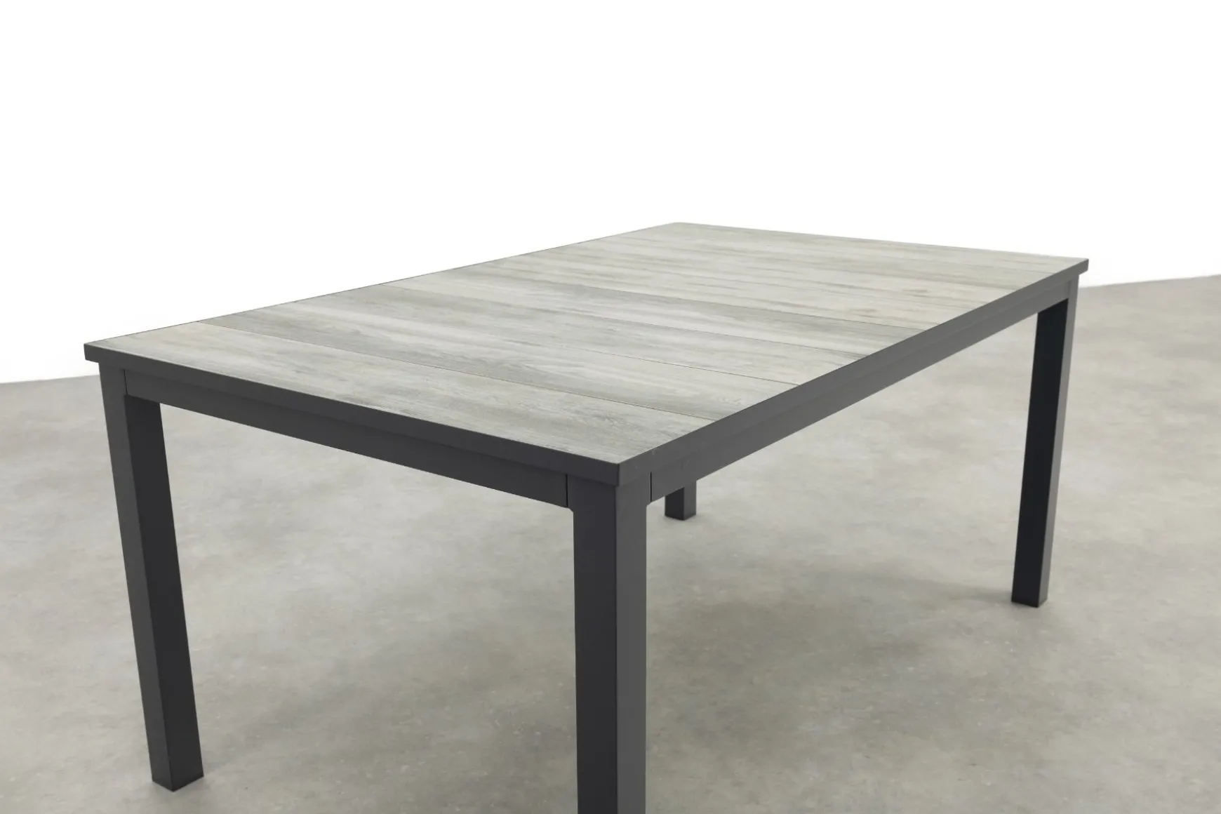 Hartman Comino dining tuintafel 163x105 cm. - Keramiek/Grijs
