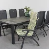 Hartman Da Vinci alu/Queens 220 cm. tuinset - 7-delig verstelbaar