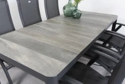 Hartman Da Vinci alu/Queens 220 cm. tuinset - 7-delig verstelbaar