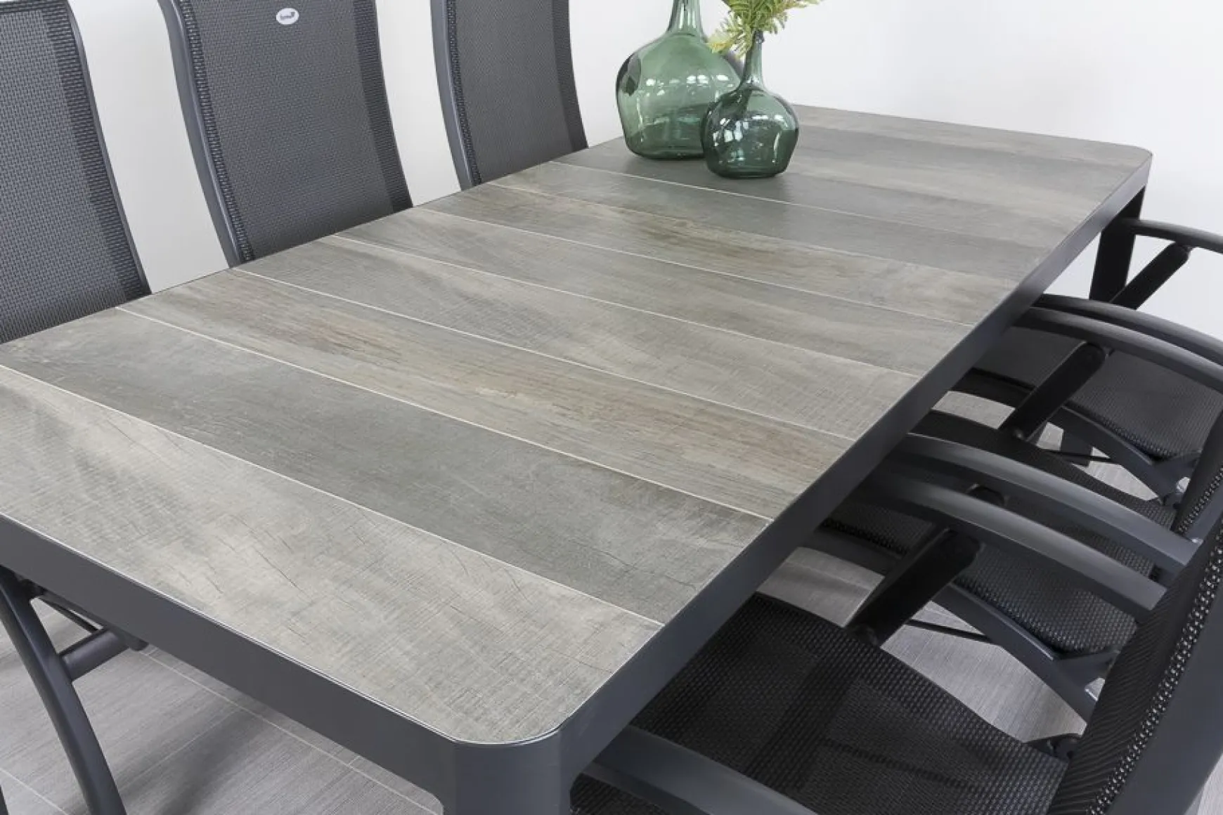 Hartman Da Vinci alu/Queens 220 cm. tuinset - 7-delig verstelbaar