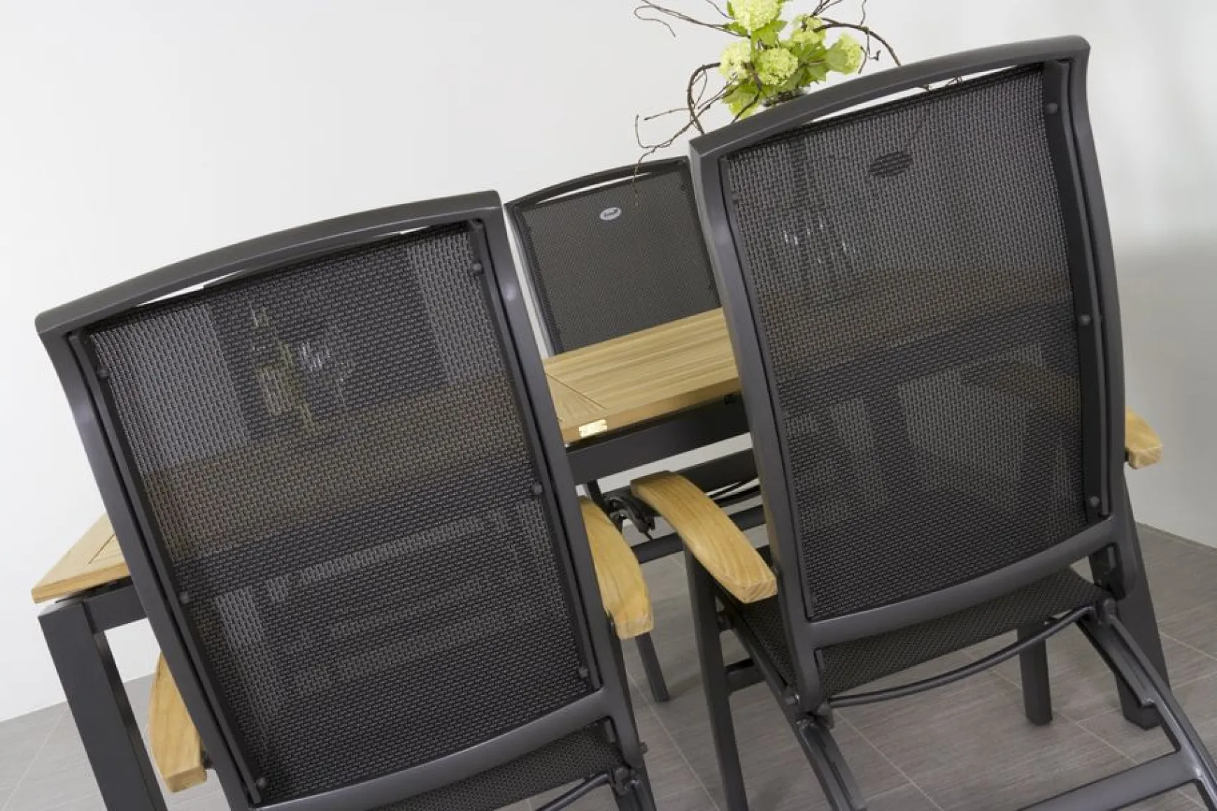 Hartman Da Vinci/Sonata 4-persoons verstelbare tuinset 160x90 cm. - Teak