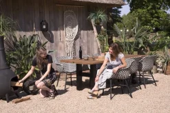 Hartman Delphine tuinset met Heron teak tuintafel 240x100 cm.