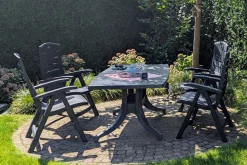 Hartman Florion Recliner verstelbare tuinstoel - Royal Grey