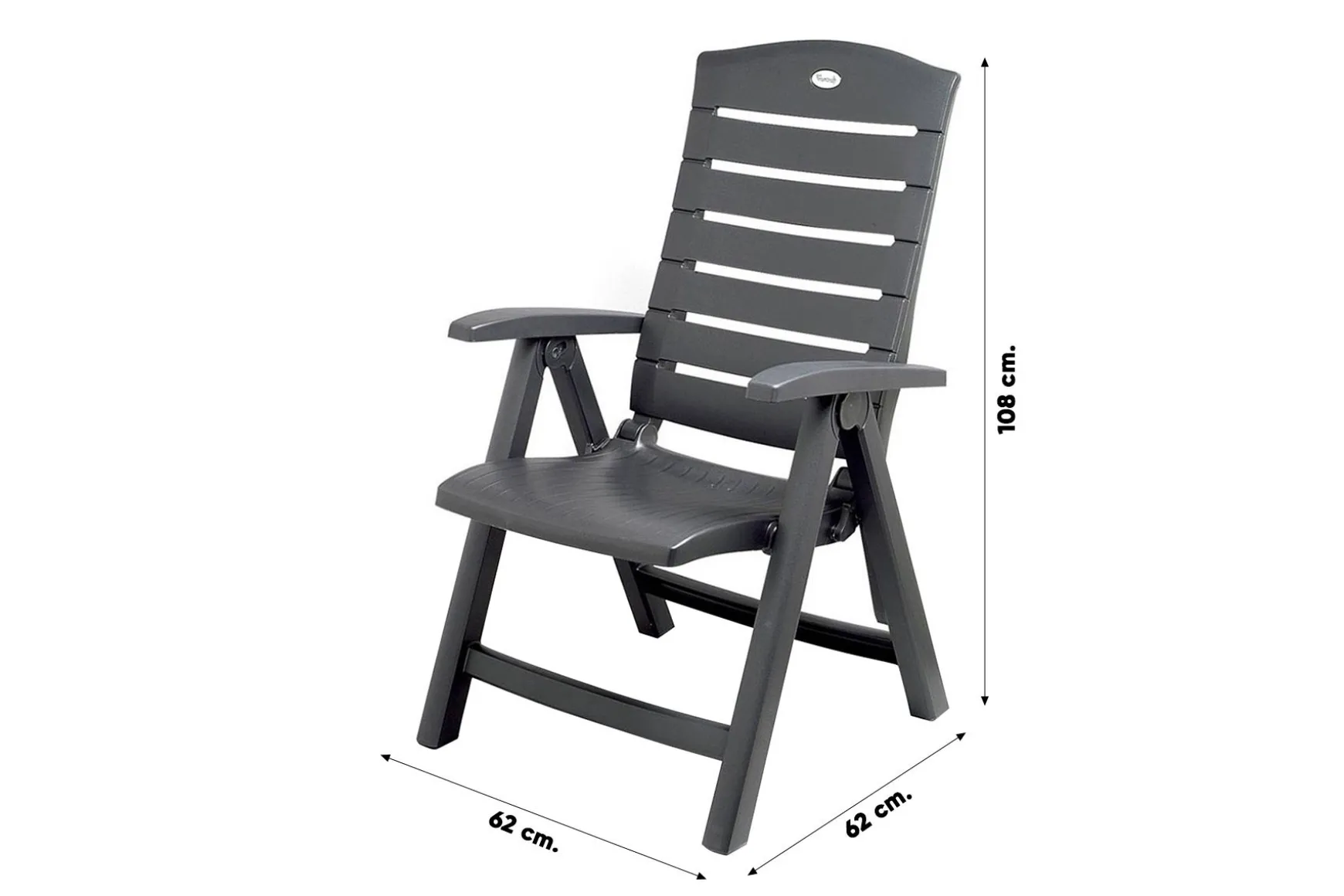 Hartman Florion Recliner verstelbare tuinstoel - Royal Grey