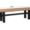 Hartman Heron dining tuintafel 300x100 cm. - Black