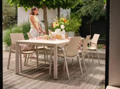 Hartman Kyra dining tuintafel 240x100 cm. - Latte