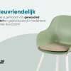 Hartman Le Soleil Element dining armstoel - Wit - Alu poot