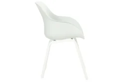 Hartman Le Soleil Element dining armstoel - Wit - Alu poot