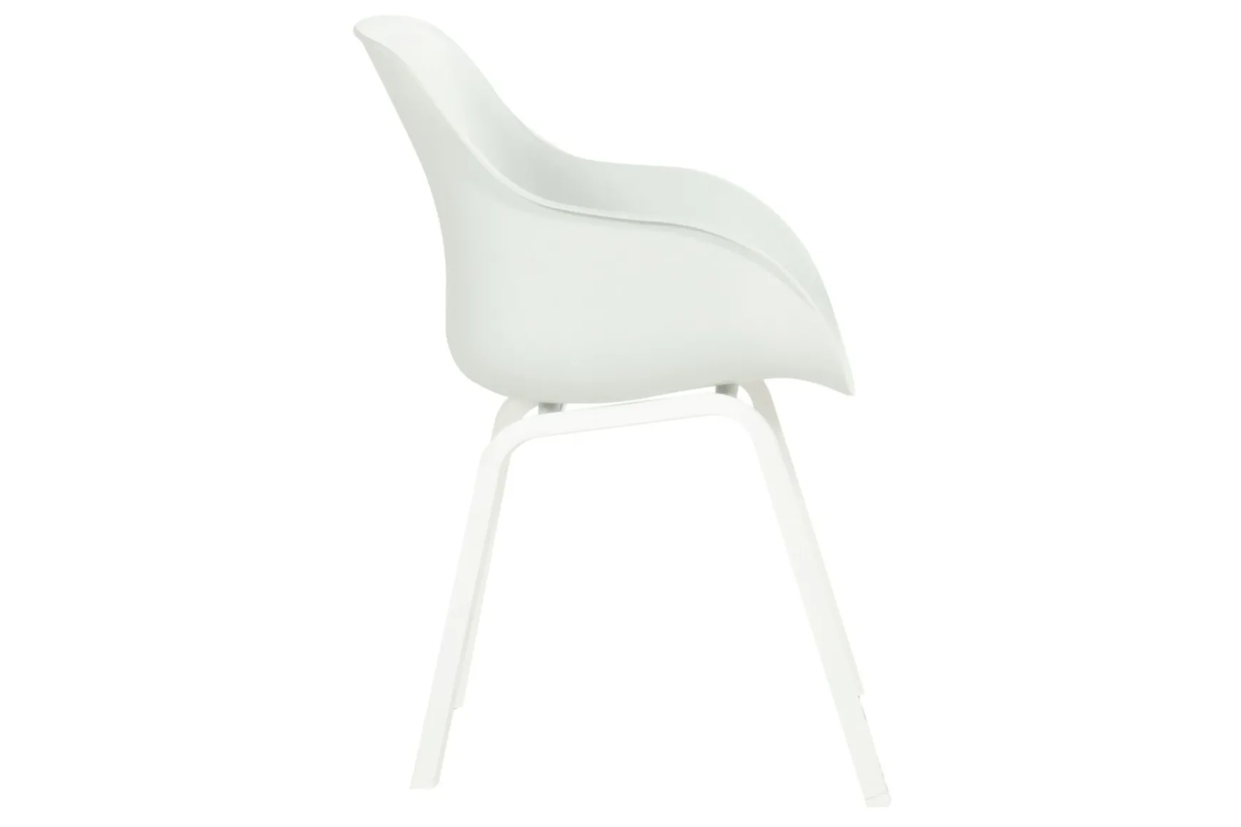 Hartman Le Soleil Element dining armstoel - Wit - Alu poot