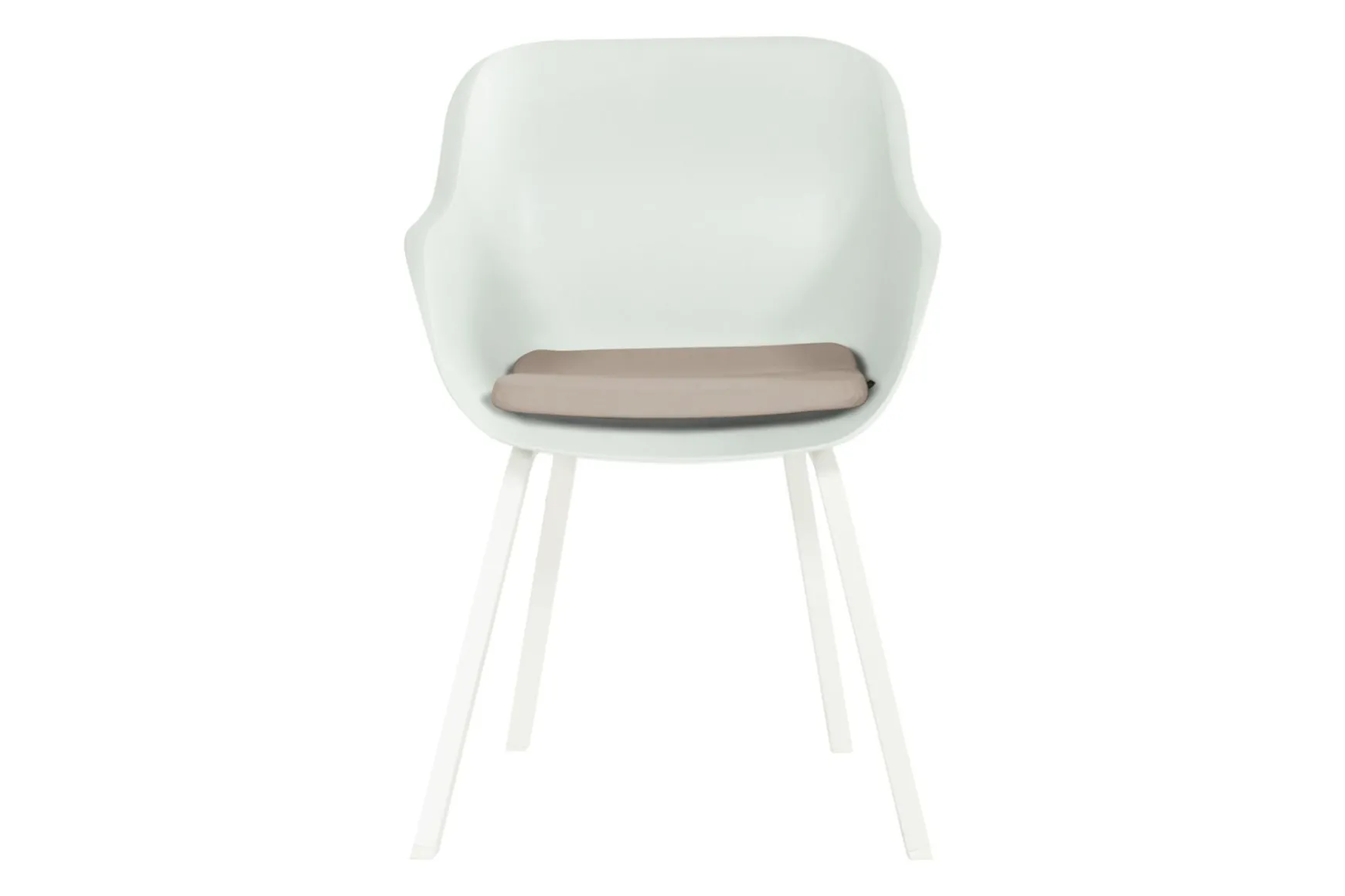 Hartman Le Soleil Element dining armstoel - Wit - Alu poot