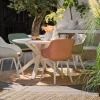 Hartman Le Soleil Element dining armstoel - Stylish pink - Alu poot