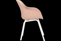 Hartman Le Soleil Element dining armstoel - Stylish pink - Alu poot