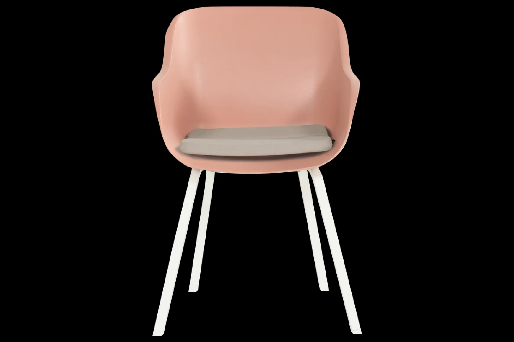 Hartman Le Soleil Element dining armstoel - Stylish pink - Alu poot