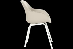 Hartman Le Soleil Element dining armstoel - Soft taupe/white