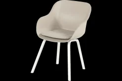 Hartman Le Soleil Element dining armstoel - Soft taupe/white