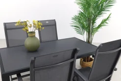 Hartman Milaan/Alma 160 cm. - verstelbare tuinset - 5-delig