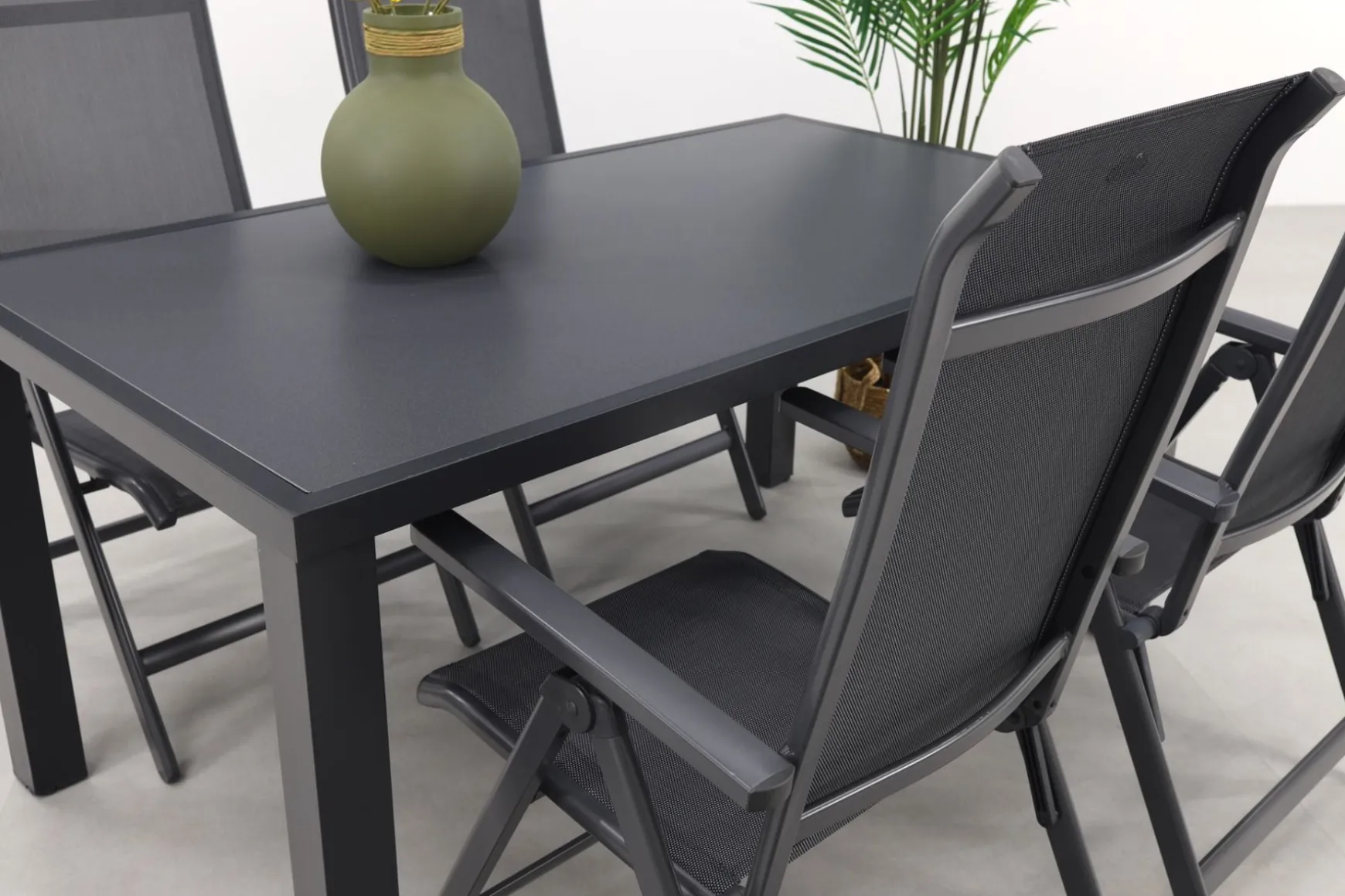 Hartman Milaan/Alma 160 cm. - verstelbare tuinset - 5-delig