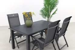 Hartman Milaan/Alma 160 cm. - verstelbare tuinset - 5-delig