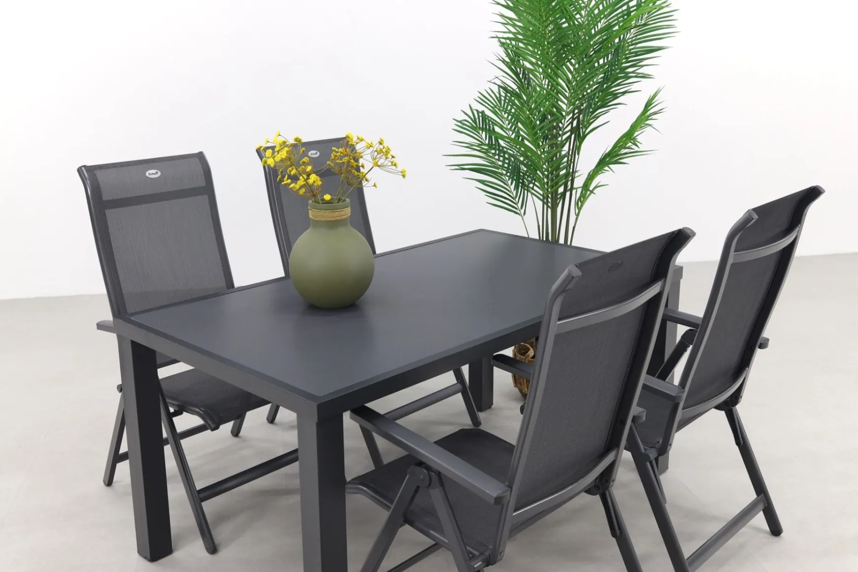 Hartman Milaan/Alma 160 cm. - verstelbare tuinset - 5-delig