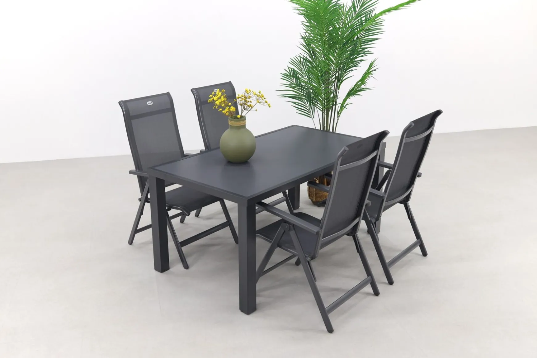 Hartman Milaan/Alma 160 cm. - verstelbare tuinset - 5-delig