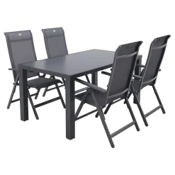 Hartman Milaan/Alma 160 cm. - verstelbare tuinset - 5-delig