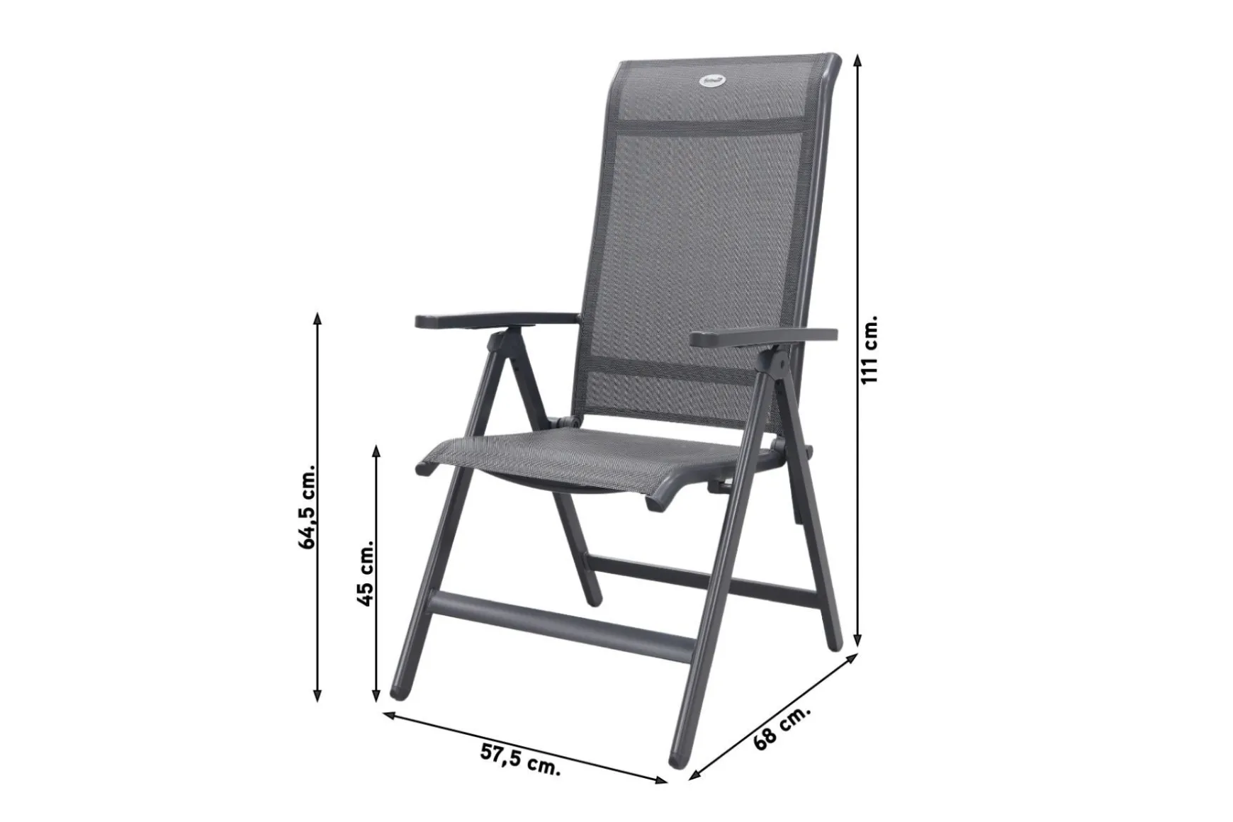 Hartman Milaan/Alma 160 cm. - verstelbare tuinset - 5-delig