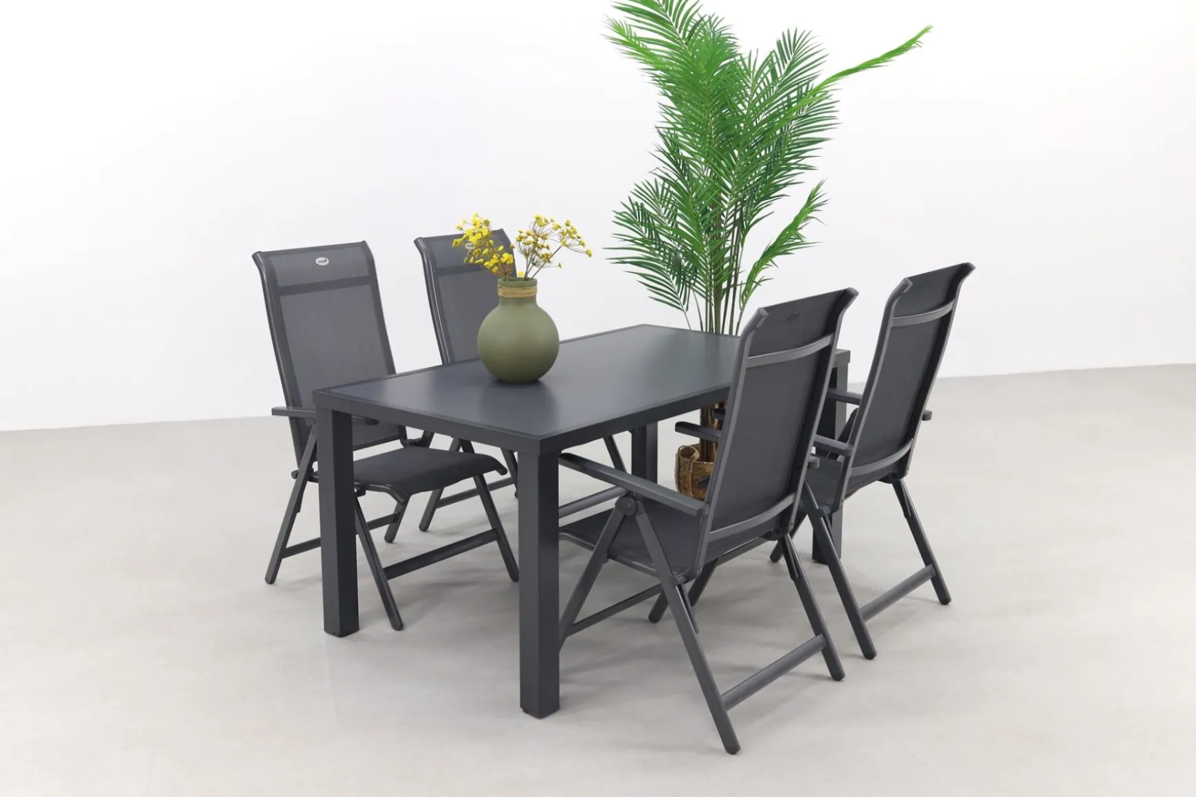 Hartman Milaan/Alma 160 cm. - verstelbare tuinset - 5-delig