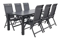 Hartman Milaan/Alma 210 cm. - verstelbare tuinset - 7-delig