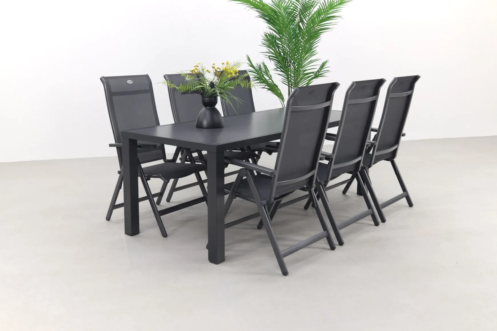 Hartman Milaan/Alma 210 cm. - verstelbare tuinset - 7-delig