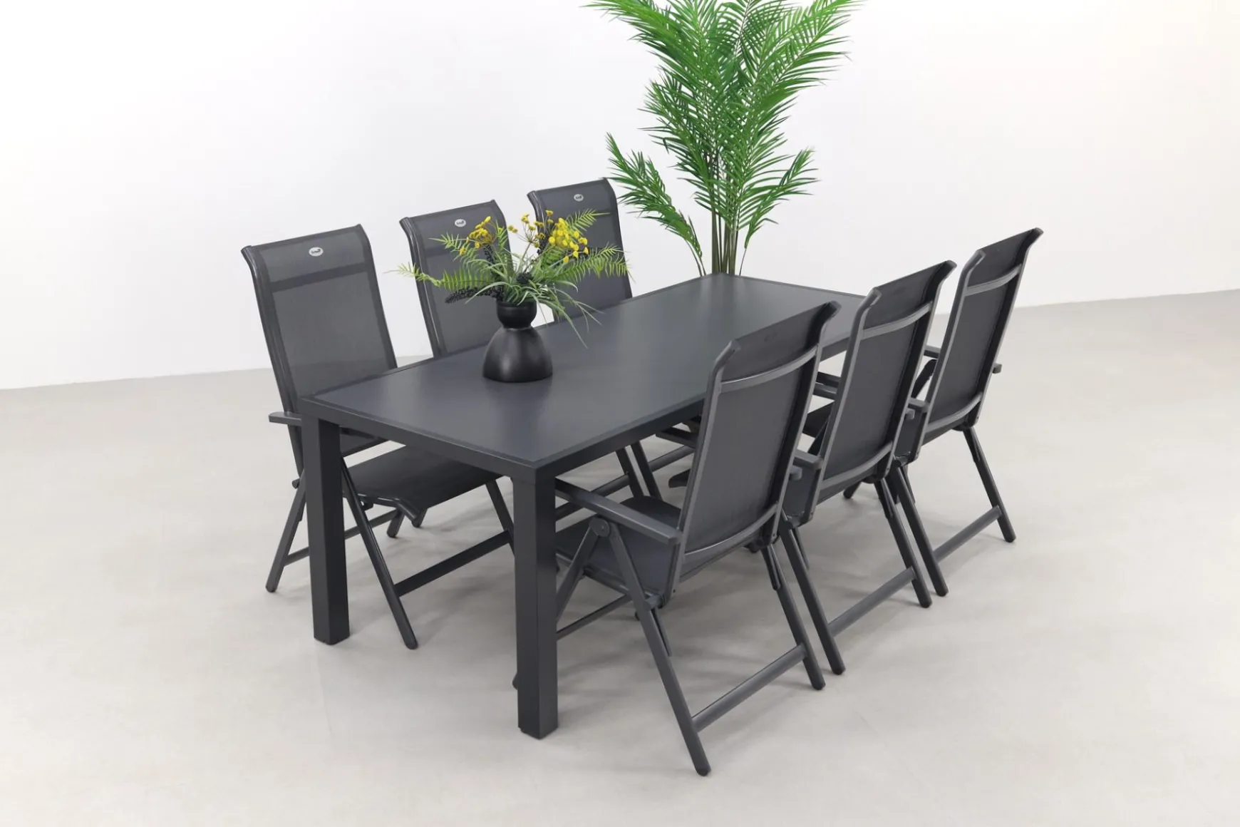 Hartman Milaan/Alma 210 cm. - verstelbare tuinset - 7-delig