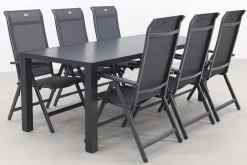 Hartman Milaan/Alma 210 cm. - verstelbare tuinset - 7-delig