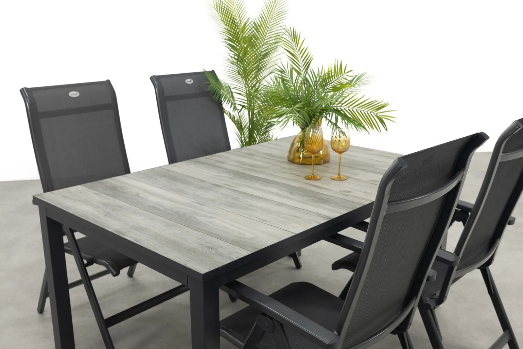 Hartman Milaan/Comino verstelbare tuinset (5-delig) - 163x105 cm.