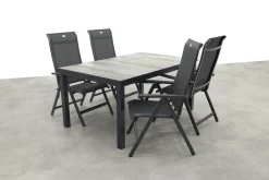 Hartman Milaan/Comino verstelbare tuinset (5-delig) - 163x105 cm.