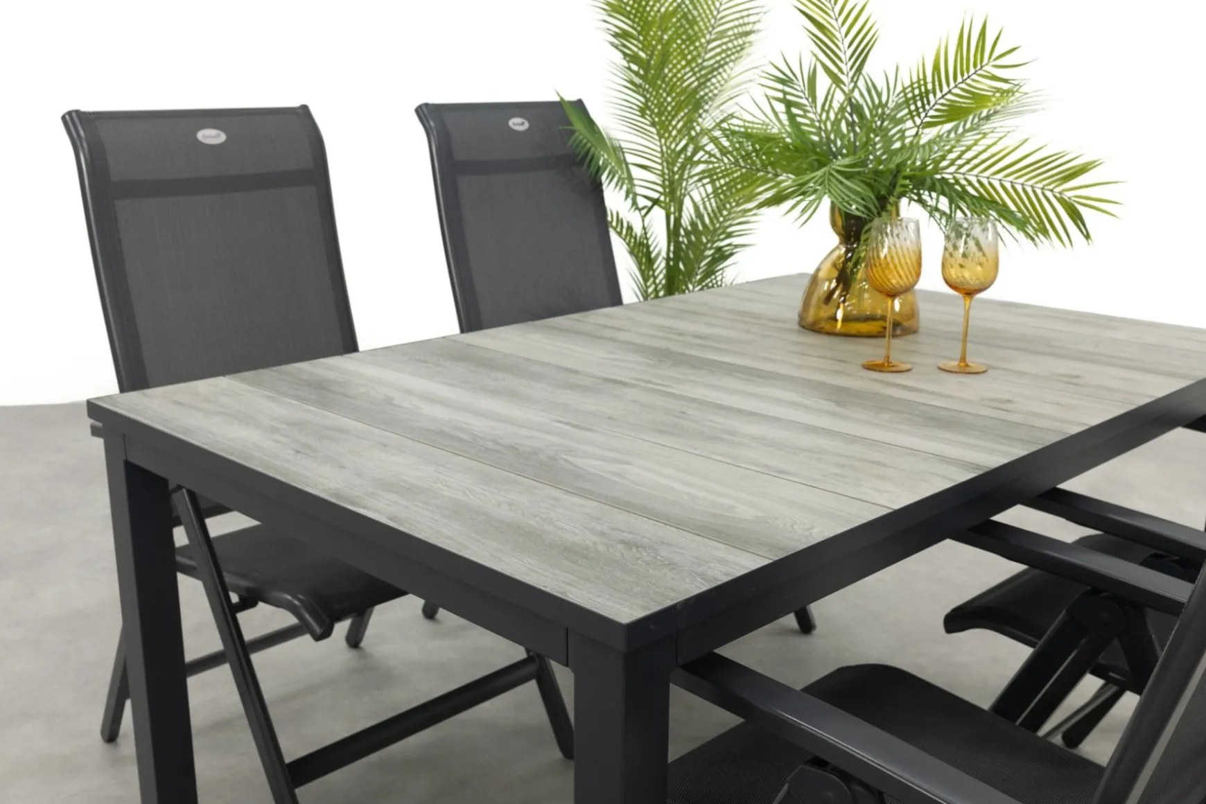 Hartman Milaan/Comino verstelbare tuinset (5-delig) - 163x105 cm.
