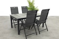 Hartman Milaan/Comino verstelbare tuinset (5-delig) - 163x105 cm.
