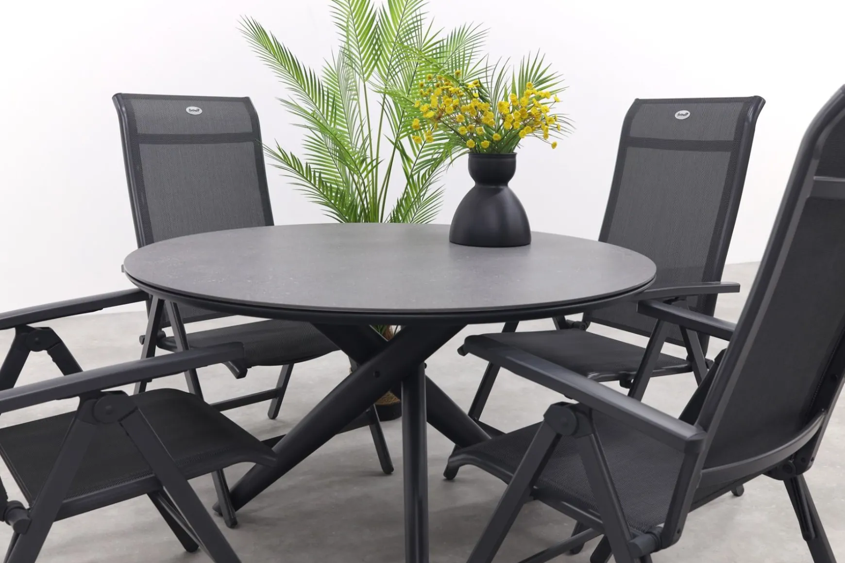 Hartman Milaan/Dublin ronde tuinset - 5-delig - 120 cm.