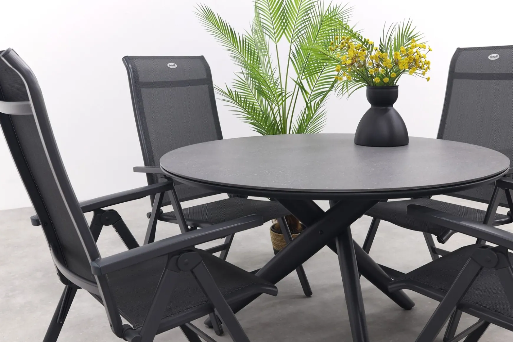 Hartman Milaan/Dublin ronde tuinset - 5-delig - 120 cm.