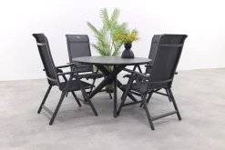 Hartman Milaan/Dublin ronde tuinset - 5-delig - 120 cm.