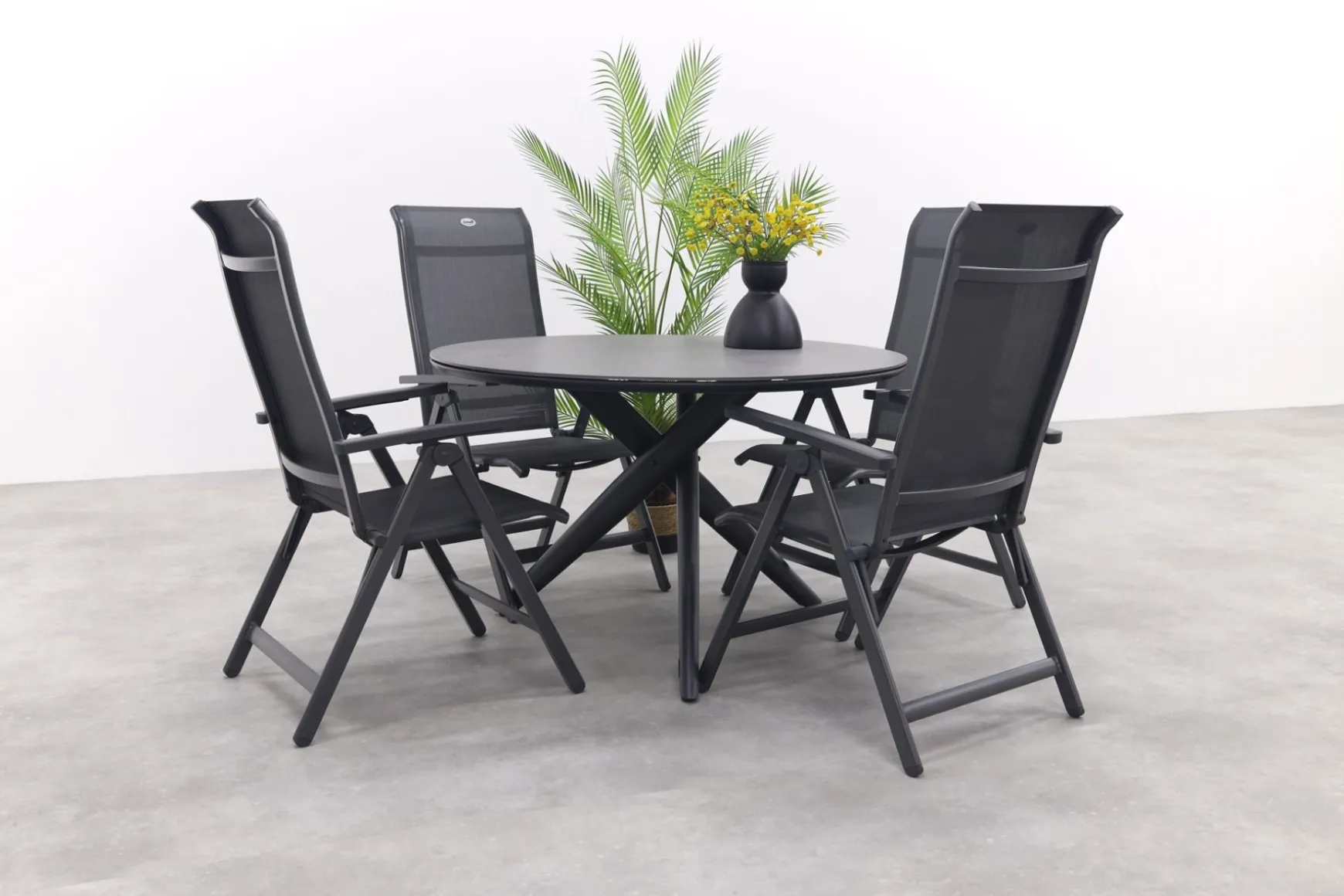Hartman Milaan/Dublin ronde tuinset - 5-delig - 120 cm.